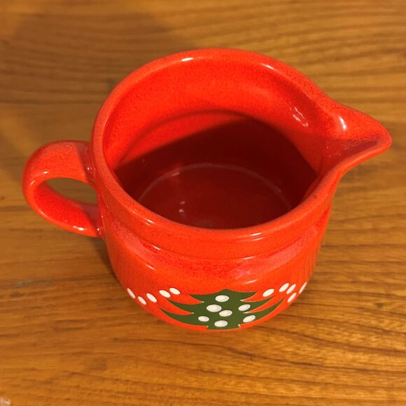 Waechtersbach Germany Christmas Creamer - Picture 5 of 7